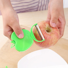 厂家直销 可折叠苹果型水果削皮器 瓜果刨 果皮刀 折叠水果刀