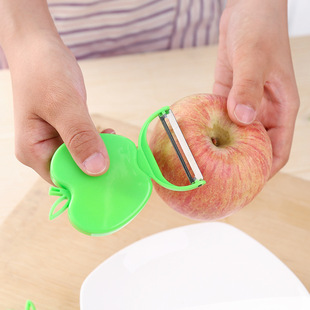 Factory Direct Sales Foldable Apple-Shaped Fruit Peeler Melon and Fruit Peeling Knife Foldable Fruit Knife