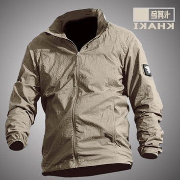 Summer Outdoor Skin Clothing for Men and Women, Lightweight and Breathable Fishing Clothing, Waterproof and Quick-Drying Tactical Skin Windbreaker Sports Jacket