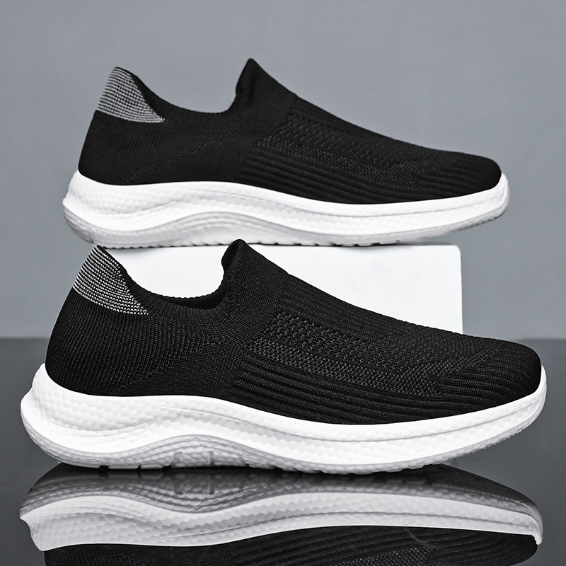Zapatos de hombre Pies transpirables y no malolientes 2025 nueva tendencia zapatos casuales de suela blanda zapatos transpirables de un pie zapatos deportivos de hombre