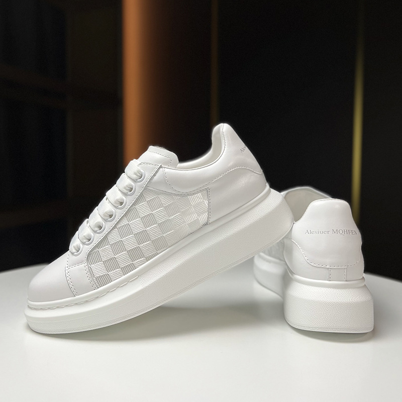 Aile Xiu Mai Kun Scarpe da donna con suola spessa bianche per coppie, primavera 2024, traspiranti e comode, scarpe casual sottili per_voghion.com