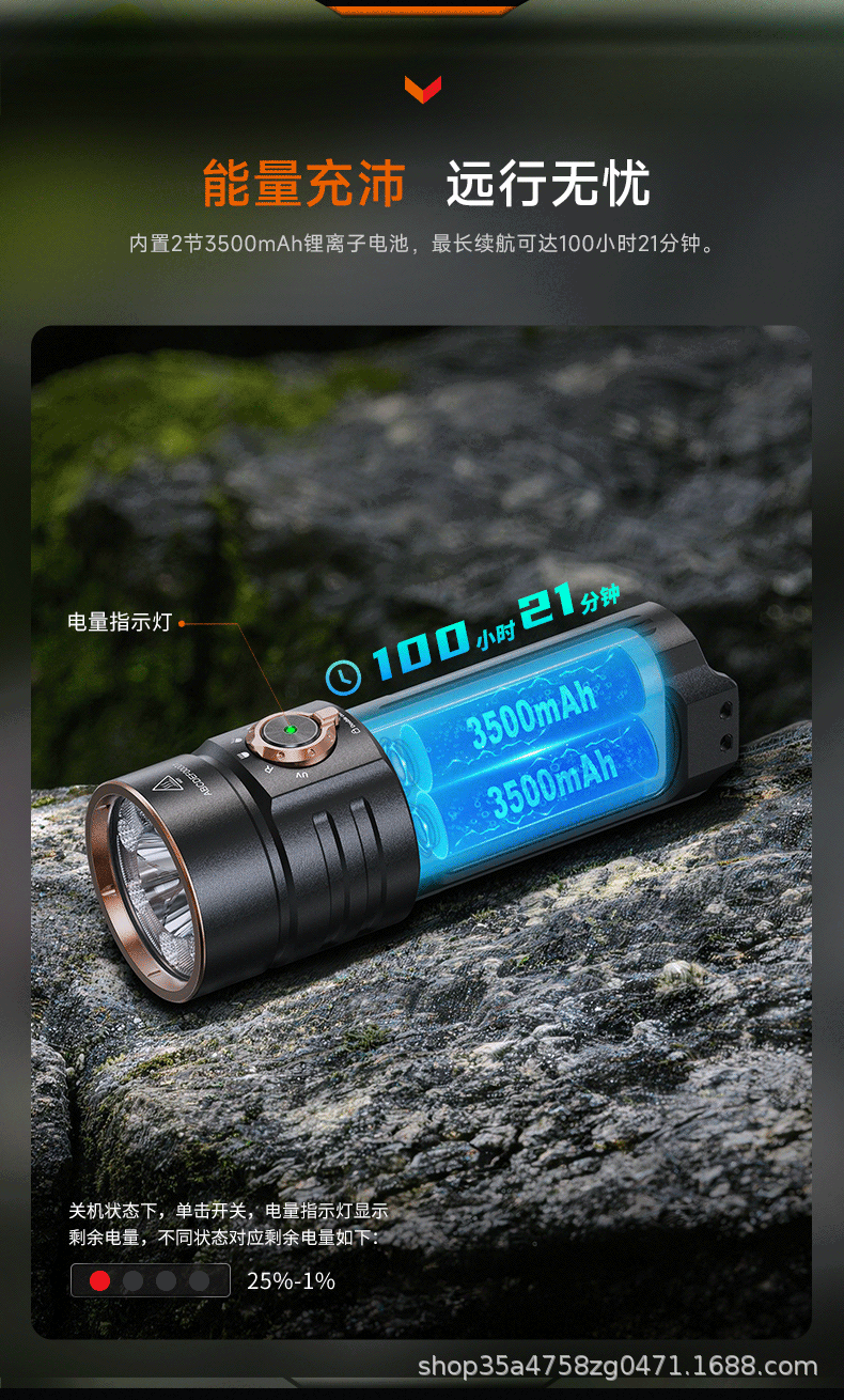 Fenix C16: A powerful, ultra-bright outdoor flashlight with 6000 lumens, long-range beam, fast charging, and multiple functions