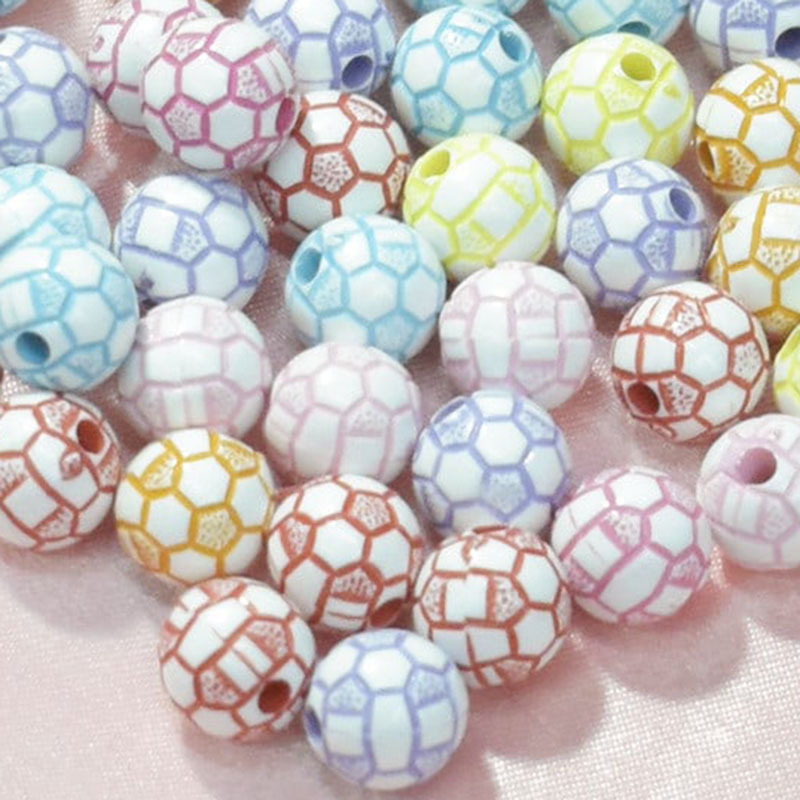 50 Arylic Star Heart Shape Ball Beads display picture 46