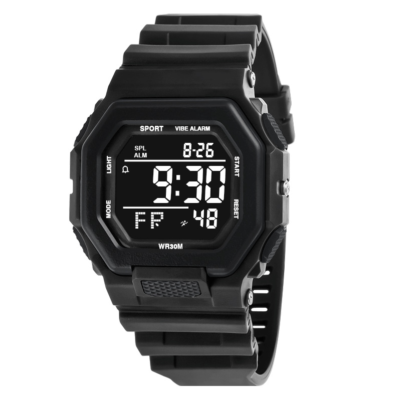 Reloj electrónico de sincronización de alarma de deportes al aire libre para hombres estudiantes masculinos y femeninos multifunción reloj electrónico luminoso fábrica al por mayor