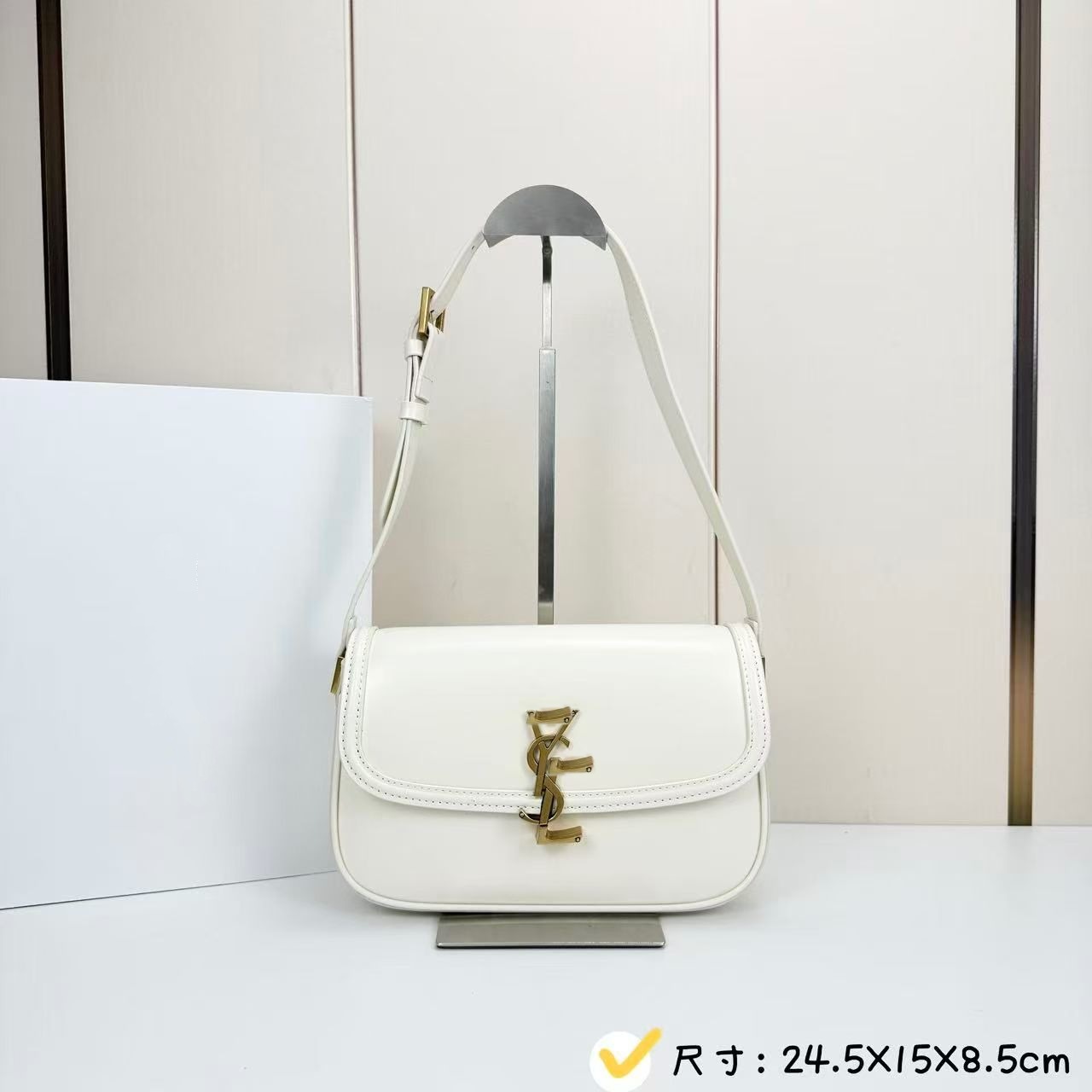 Genuine Leather Saddle Bag 2025 New Arrival Shoulder Underarm Baguette Bag Fashion Versatile Handbag Crossbody Small Square Bag For Women - Thumbnail 4