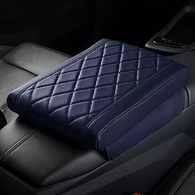Civic Accord Yishipai Armrest Box: Armrest box pad - memory-foam-heightening-armrest-pad-blue