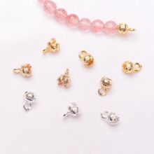��ɫ18K���𻨰�����diy����朿��^�������ɢ����β�����B�ӿ�