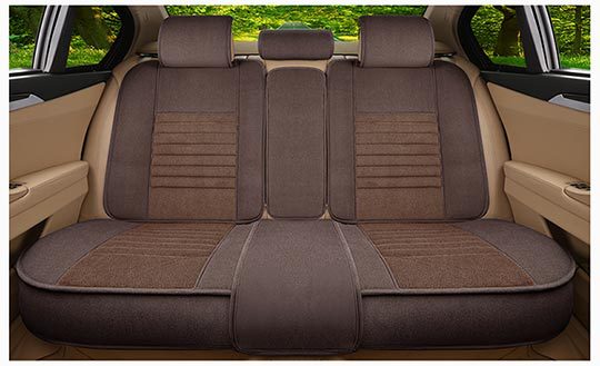 Purple Wind Chime manufacturer wholesale all-season universal linen seat covers for cars, F-23