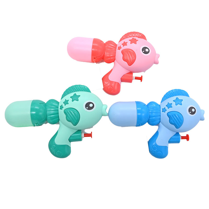 小魚迷妳塑料小水  兒童水玩具 寶寶洗澡戲水小水 噴水
