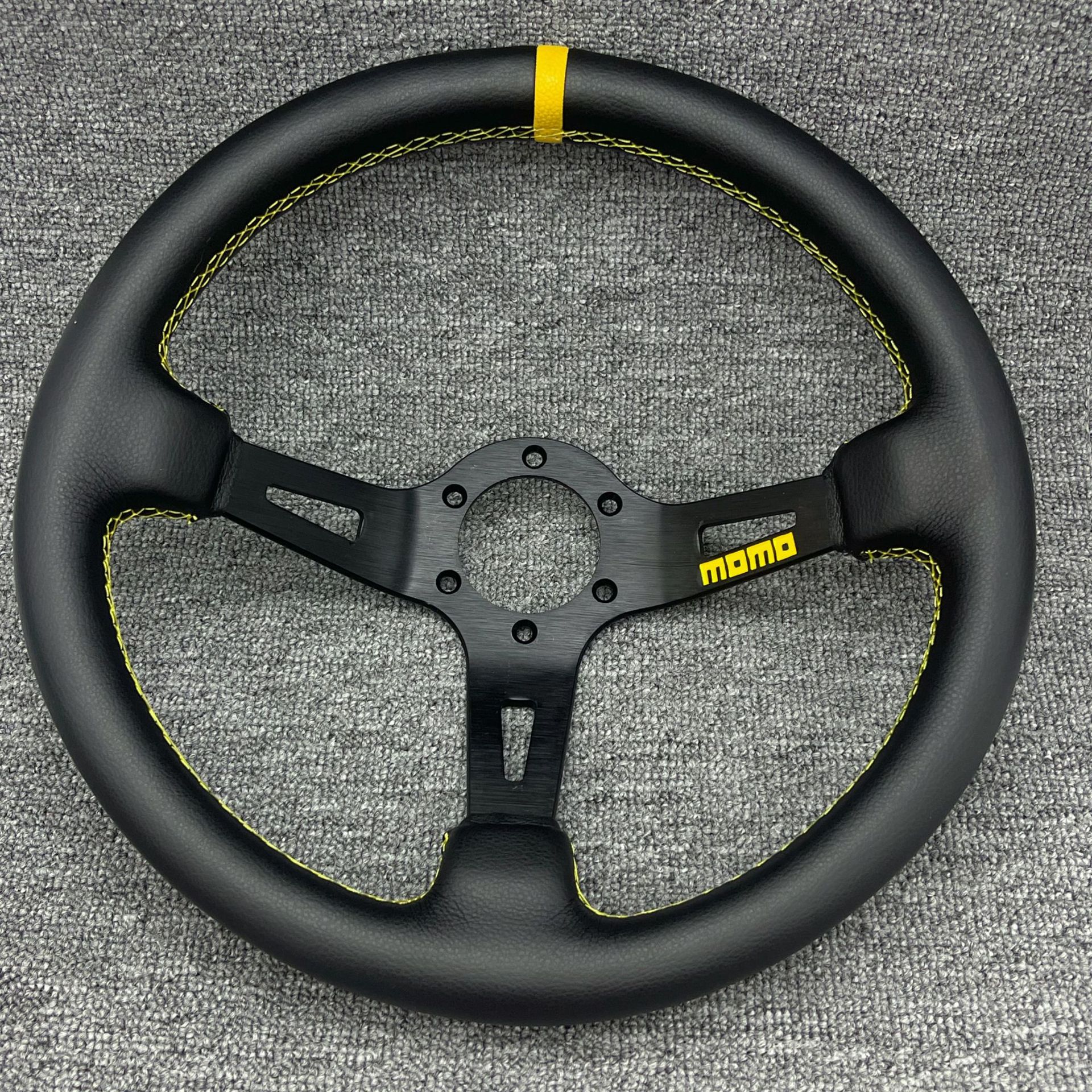 Cross-border direct sales of car modification MOMO steering wheel 14 inch 340mm personalized racing drift deep concave steering wheel