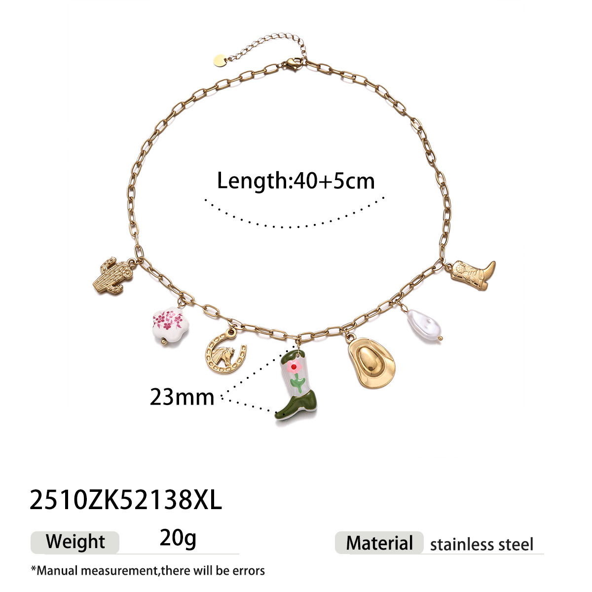 Collar de acero inoxidable TENA Europa y los Estados Unidos ligero de lujo nicho de zapatos de cerámica collar de colgante de titanio acero para mujeres no se desvanecen ventas calientes