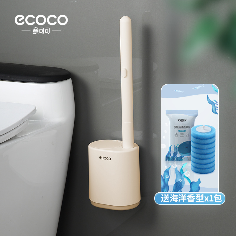 Cepillo de inodoro desechable inodoro doméstico montado en la pared sin ángulo muerto cepillo de inodoro de limpieza 2023 nuevo artefacto