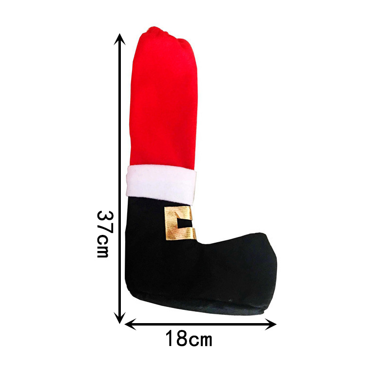 Nuevo cross-border navidad silla pie cubierta de decoración hotel de navidad bordado taburete taburete cubierta de pie