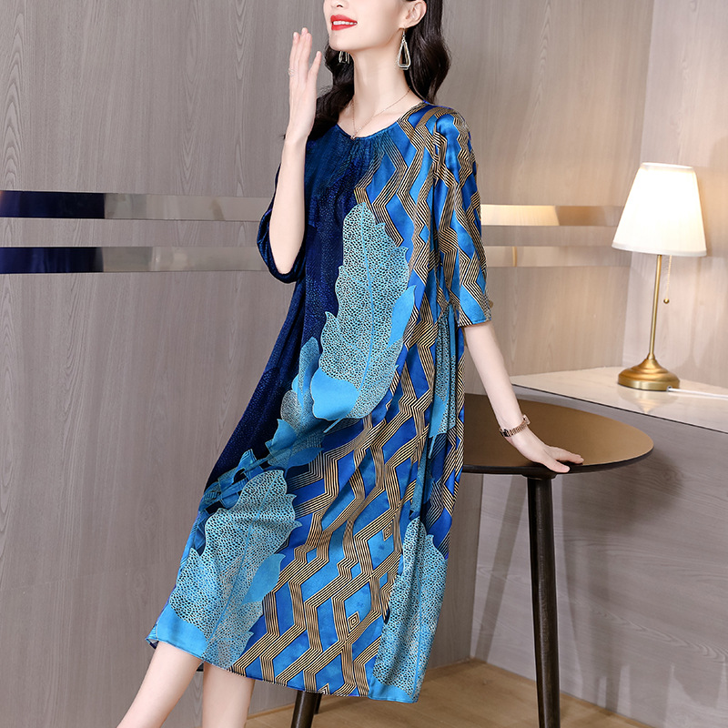 Elegant long summer dress