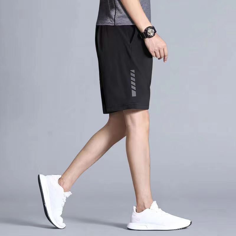 Sports Shorts Men's Casual Quick-drying Running Ice Silk Basketball Pants Summer Thin Beach Football Loose Pants Trendy Sports Shorts Men's Casual Quick-drying Running Ice Silk Basketball Pants Summer Thin Beach Football Loose Pants Trendy