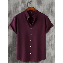K 28505 Men's Fashion Short Sleeve Shirt ��ʿ������� �羳ר