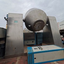 二手1000升双锥真空干燥箱 双锥回转真空混合机不锈钢双锥干燥机