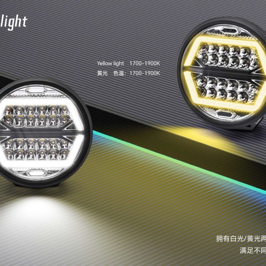 4 en 1 lámpara multifuncional para 4 * 4 lámpara de barra delantera todoterreno lámpara auxiliar de techo universal