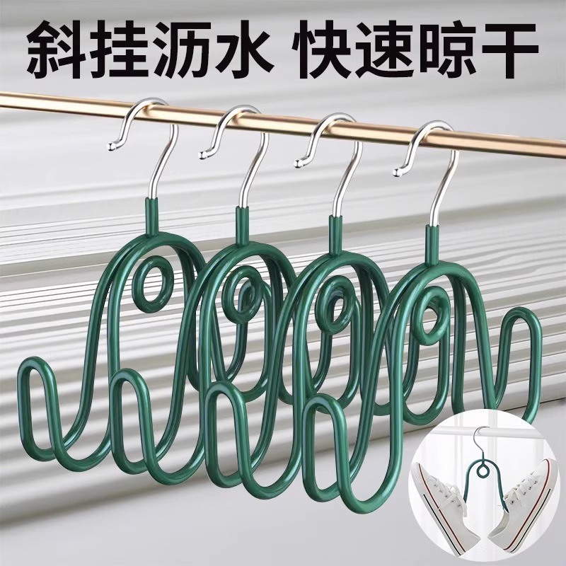 Factory direct selling shoe drying rack indoor balcony hanging shoes…