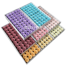 曼殊卷芯洛神玫瑰香皂花波浪卷边肥皂花永生花束礼盒diy材料批发