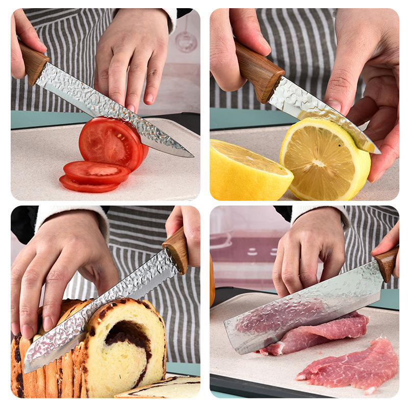 Fábrica directa transfronteriza nueva cocina doméstica de seis piezas en stock de acero inoxidable