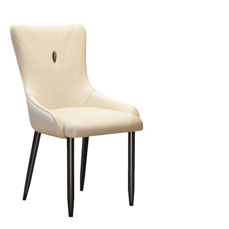 Silla de comedor Silla de respaldo de alta gama para el hogar Spot Cafe Hotel Chair Fabricante Venta al por mayor Silla de comedor con respaldo simple
