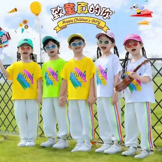 儿童啦啦队演出服小学生运动会开幕式服装六一幼儿园表演服合唱服