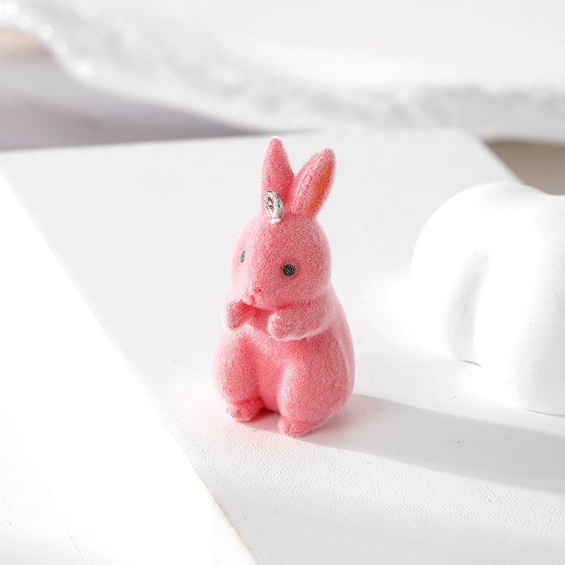 57g Weight Pendant Jewelry Making Type DIY Jewelry Accessories Classification 10 PCS/Package Quantity Resin, Flocking Material Animal Pattern All Seasons Season Epoxy Design Cartoon Style, Cute Style 10 PCS/Package Resin Flocking Animal Pendant 9
