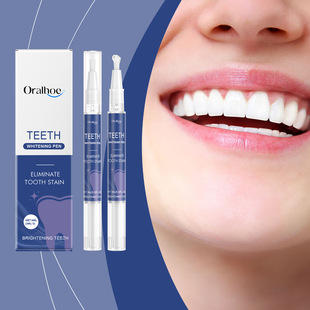 Oralhoe Teeth Care Pen Cleans Teeth Stains, Dirt and Odor Protects Gums Fresh Breath Cleans Teeth Oral Care Pen