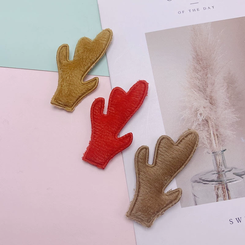 Рождественские украшения для выпечки, рождественские рога, рога лося, носовой зажим, аксессуары для волос, заколка, аксессуары ручной работы, аксессуары «сделай сам»