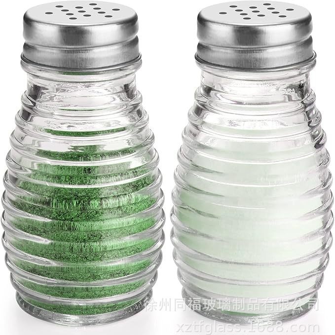 Creativo al aire libre parrilla frasco de vidrio de cocina condimentar frasco de pimienta frasco de sal frasco de condimentos transfronterizos