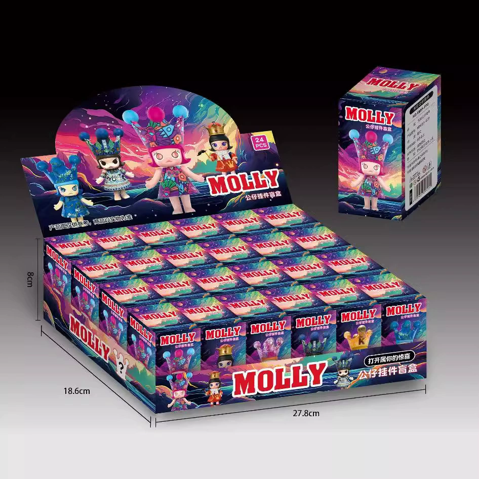 Трансграничные 24 коробки жасминовой слепой коробки куклы подвески милый мультфильм брелок
