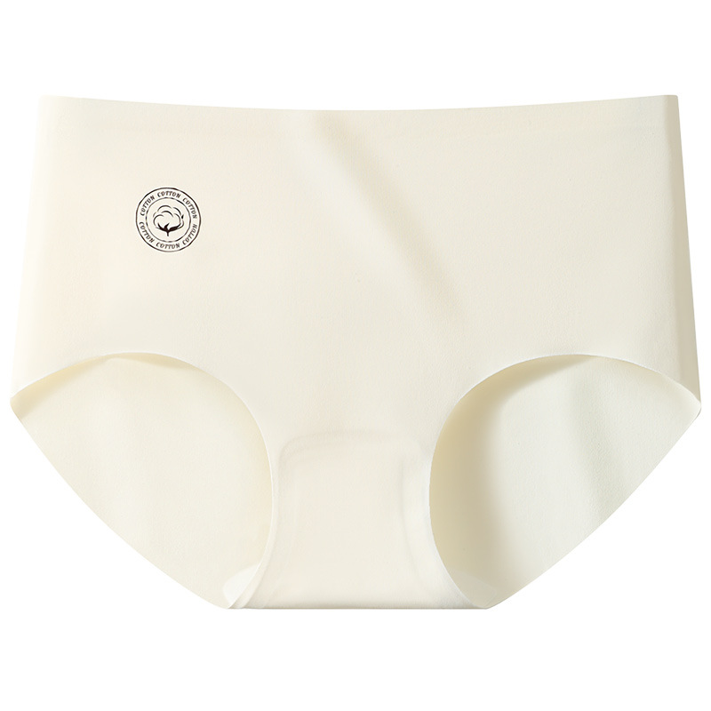 Ropa interior sin costuras para mujer, algodón puro, antibacteriano, transpirable, entrepierna, niña, ropa interior corta triangular de seda de hielo, ropa interior delgada deportiva, verano femenino