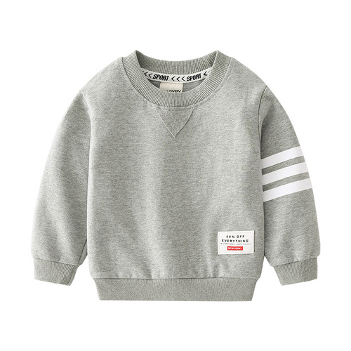 Boys Casual Tops  Spring and Autumn Children's Clothing Baby Sweater Striped Pullover Children's Sweatshirt One Piece Dropshipping