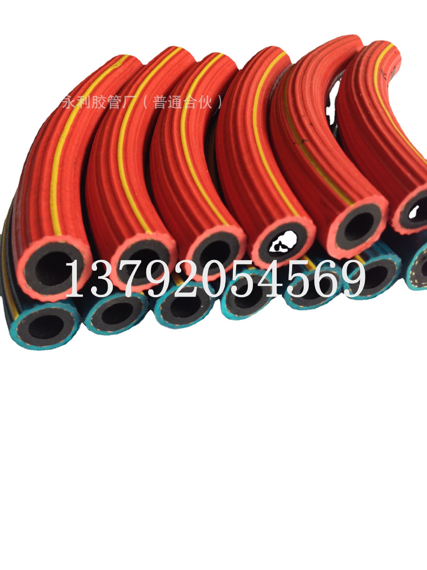 8mm10mm13mm氧气管乙炔管 双色并联管橡胶空气软管爆一赔二