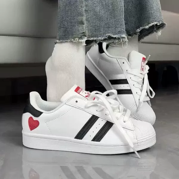 Clover Sneakers for Men and Women, Ad Shell-Toe Style, Cushioning and Wear-Resistant Putian Shoes