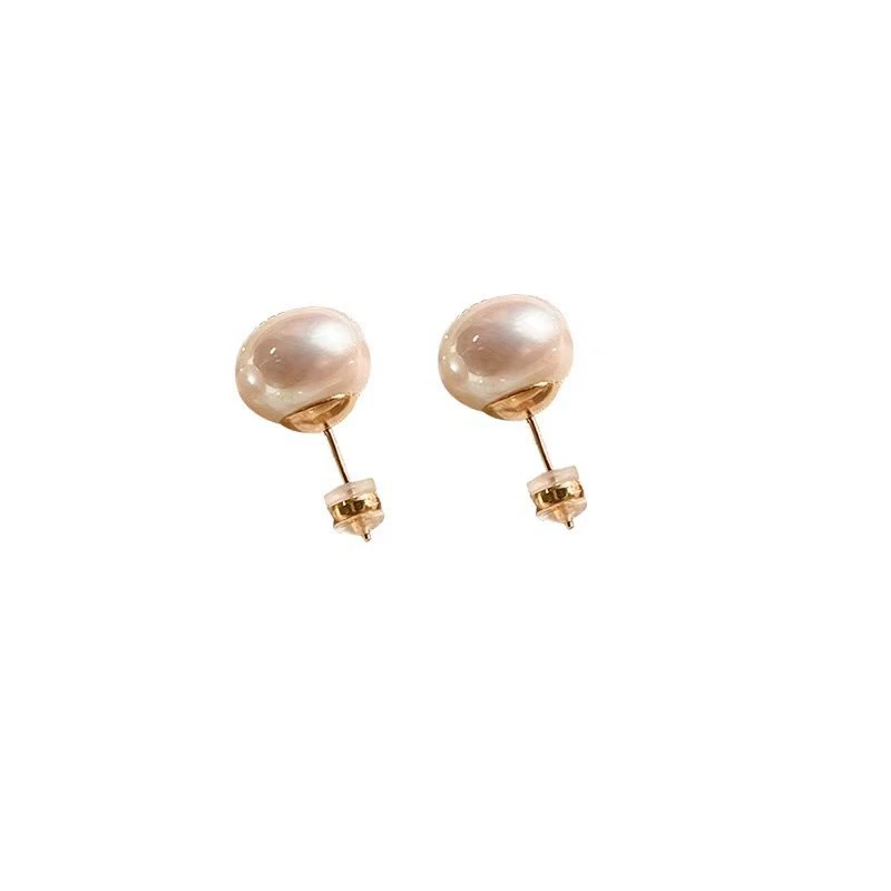 Серебряные серьги типа pearl, 925 пробы, образец, французский стиль, легкая роскошь
