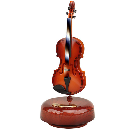 New classical musical instrument pipa music box home wine cabinet ornaments violin, guitar music box home decoration