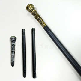 万圣节武器狂欢节塑料道具国王权杖埃及法老权杖古铜色银色魔法杖