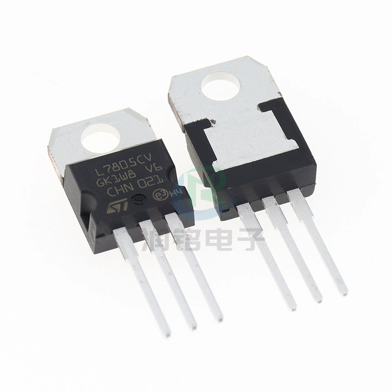 Новый оригинальный L7805CV 7805 Прямой монтаж To-220 5V 1.5A стабилизатор с толстой пленкой, трёхконцевой дизайном