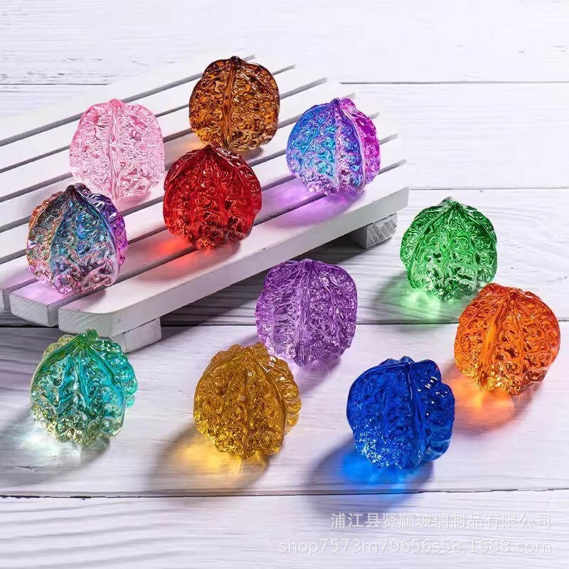 Manufacturer Creative Crystal Toys Walnut Glass Ball Jewelry Ornaments Decorations Crafts Accessories Ready Stock Wholesale Manufacturer Creative Crystal Toys Walnut Glass Ball Jewelry Ornaments Decorations Crafts Accessories Ready Stock Wholesale
