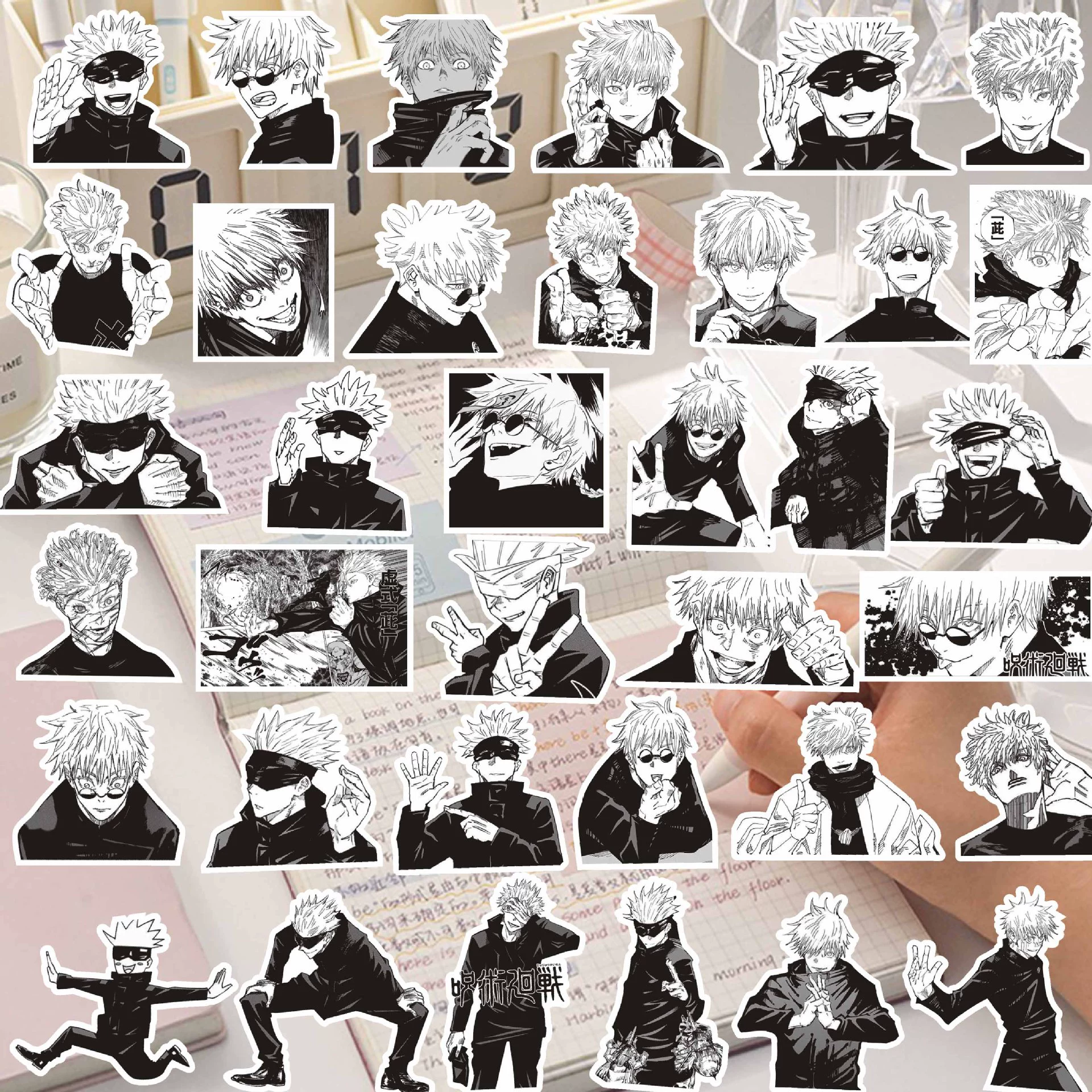 Стикер по сериалу Jujutsu Kaisen, наклейки, комиксы, мобильный телефон, фотоальбом, наклейки