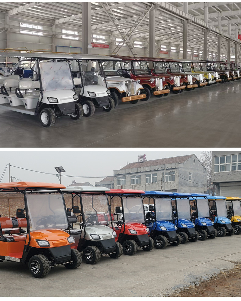 Electric Golf Cart, Four-Wheel Sightseeing Car, Campus, Factory, Property, Scenic Spot Shuttle Bus, Golf Cart