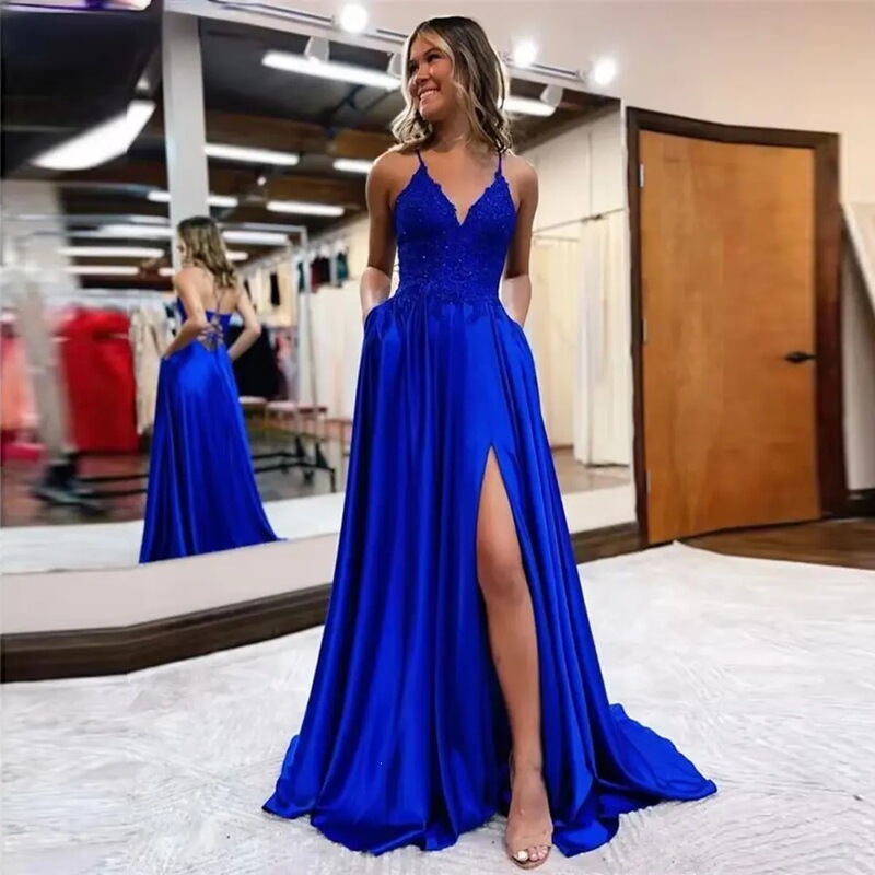 Amazon's new European and American chiffon appliqué ball gown 2025 cross-border strapless slim-fit evening dress, light luxury Amazon's new European and American chiffon appliqué ball gown 2025 cross-border strapless slim-fit evening dress, light luxury