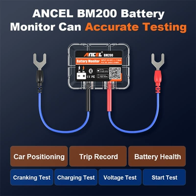 ANCEL BM200 car battery analyzer 12V battery testing tools battery tester foreign trade wholesale