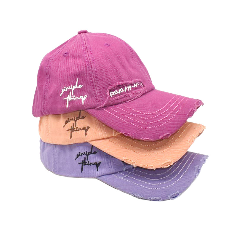 Unisex Fashion Letter Handmade Curved Eaves Baseball Cap display picture 3