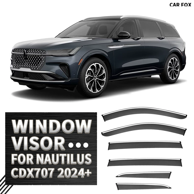 Suitable for Lincoln MKX navigation home windows, sunny rain shields MKX Nautilus Window Visor