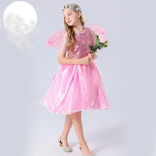 仙女服装儿童演出服万圣节花仙子扮演服装女童聚会演出服外贸货源