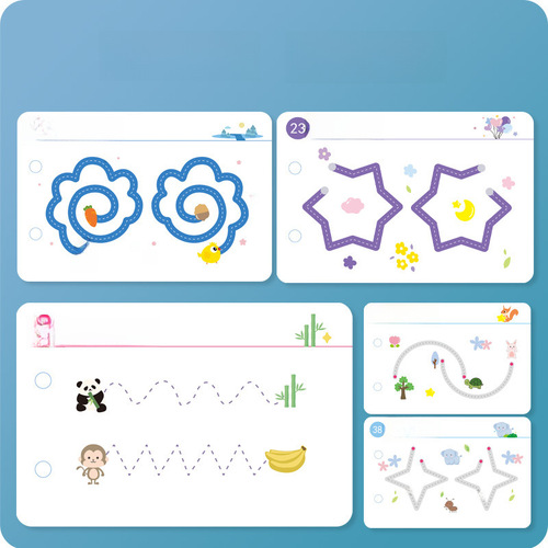 Control Pen Training for Kindergarten Children, Erasable Writing Pen, Concentration Training, Fun Toy, Logical Thinking, Brain Development, Early Education