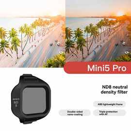 1套 颜色：图片色 材质：ABS 适用于大疆Mini5pro无人机滤镜配件U